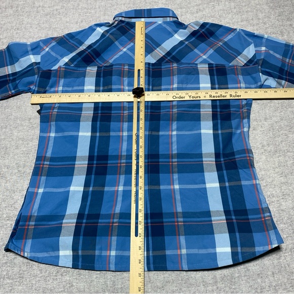 Mountain Hardwear Shirt Mens Large Blue Canyon Gorpcore Hiking Outdoors NEW - Picture 8 of 10